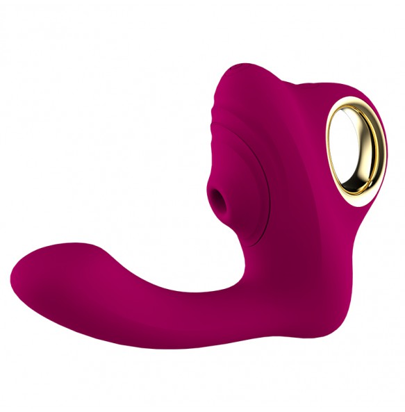 HK LETEN - Sucking Heating Vibrator G-Spot Clitoris Stimulator (Chargeable - Red Rose)
